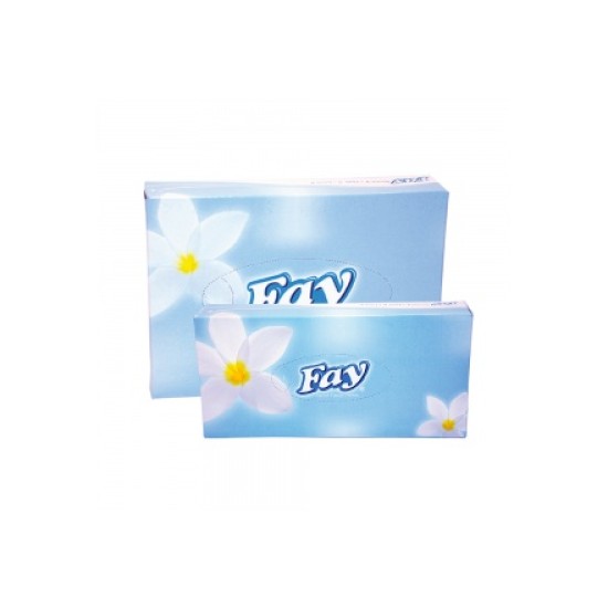 Fay Facial 2 Ply White Tissues 80 Pieces